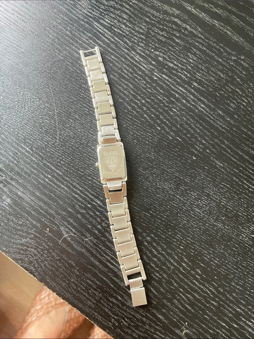 Gucci vintage  Silver Womens Rectangular Bracelet Watch